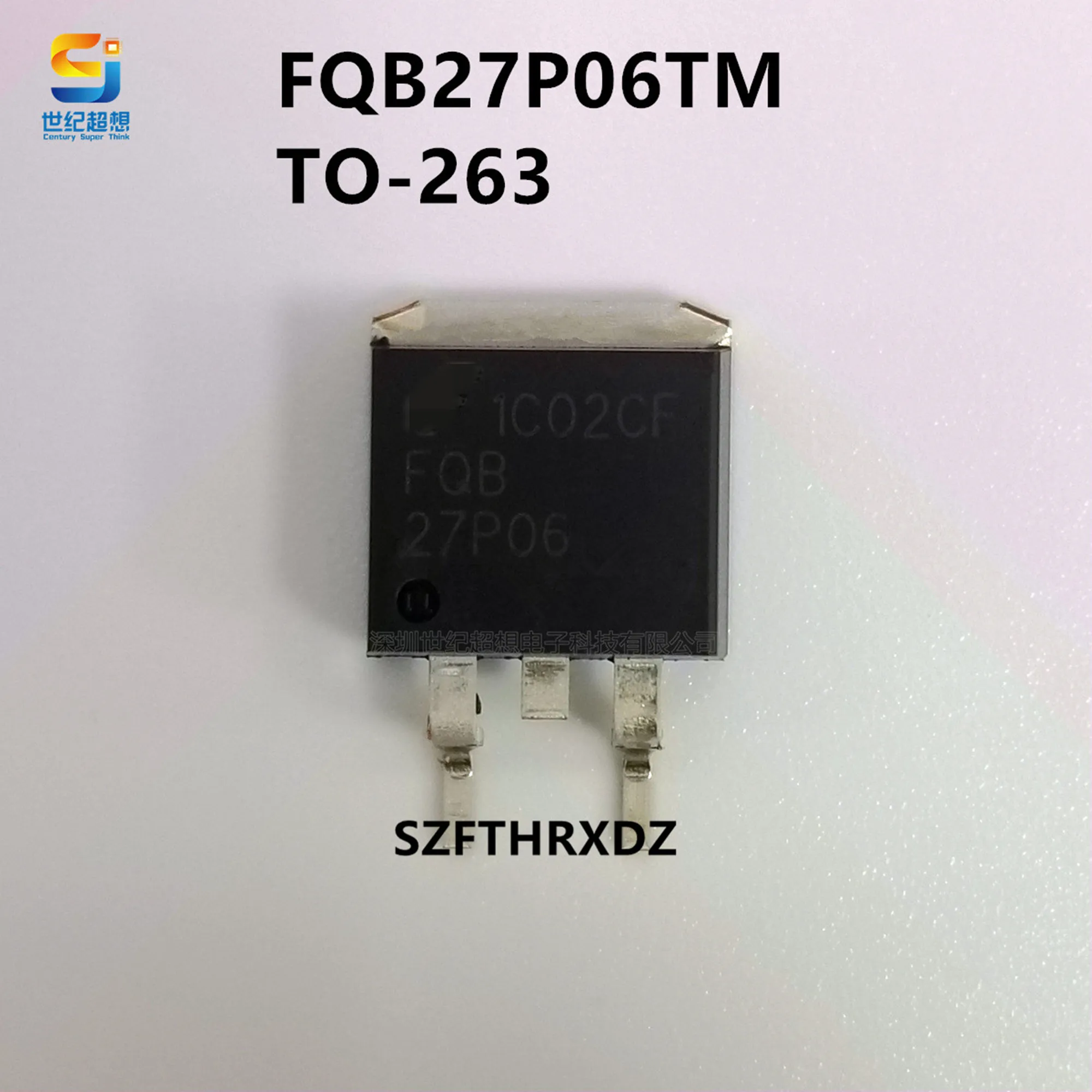 10pcs  100% New Imported Original  FQB27P06TM  FQB27P06T  60V 27A   TO-263  Field effect transistor