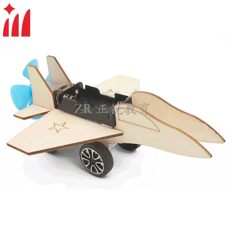 木製の手工芸品のためのジェット飛行機キット,教育玩具,科学実験キット,子供のためのDIY