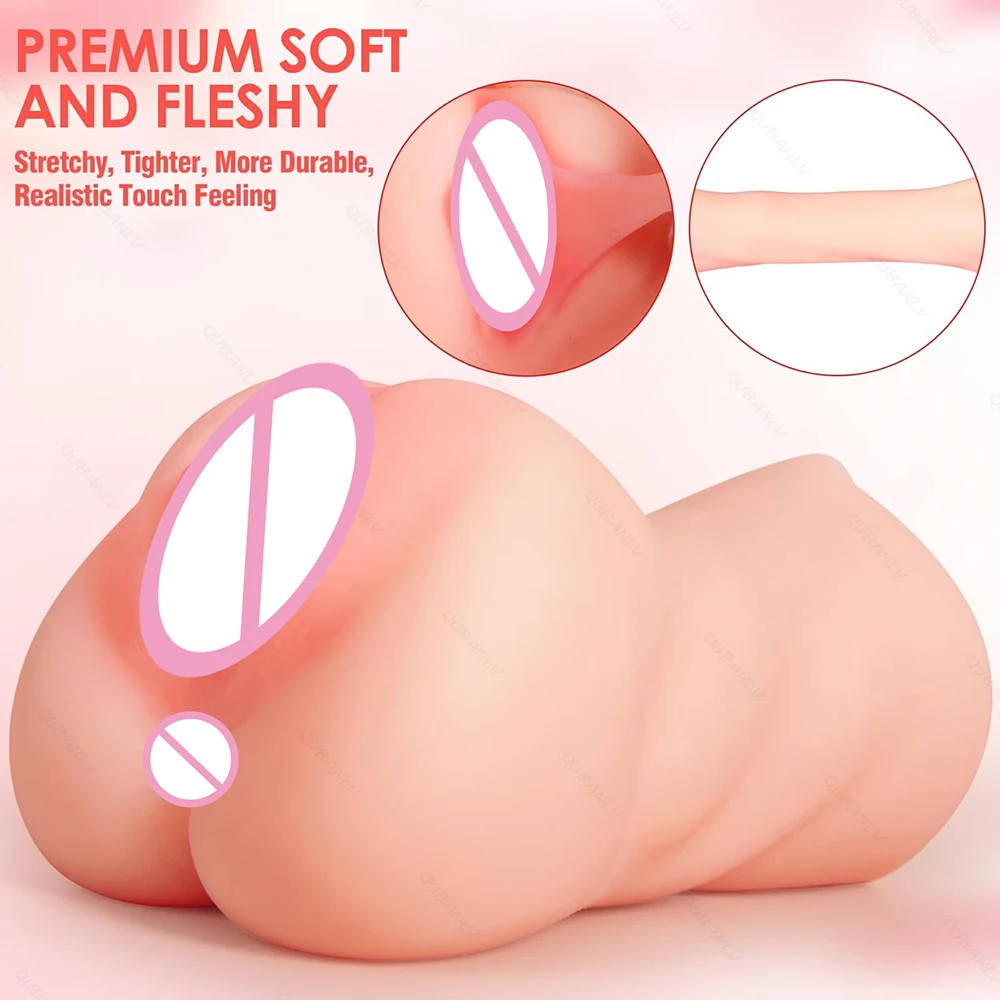 460g Soft 3 IN 1 Portable Multifunctional Sextoy Three Hole Male Masturbator TPE Materials Handjob Cup Adult Man Erotic Sex Toys