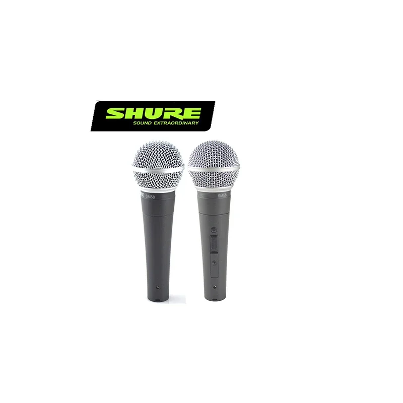 SHURE SM58 Performance Wired mike Classic Vocal Stage Home Guitar Singing Dynamic Microphone Handheld mike for KTV stage show