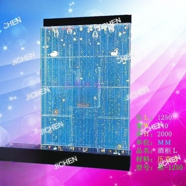 Water curtain wall bubbles, running water creative screen acrylic pastoral dynamic water bubbles