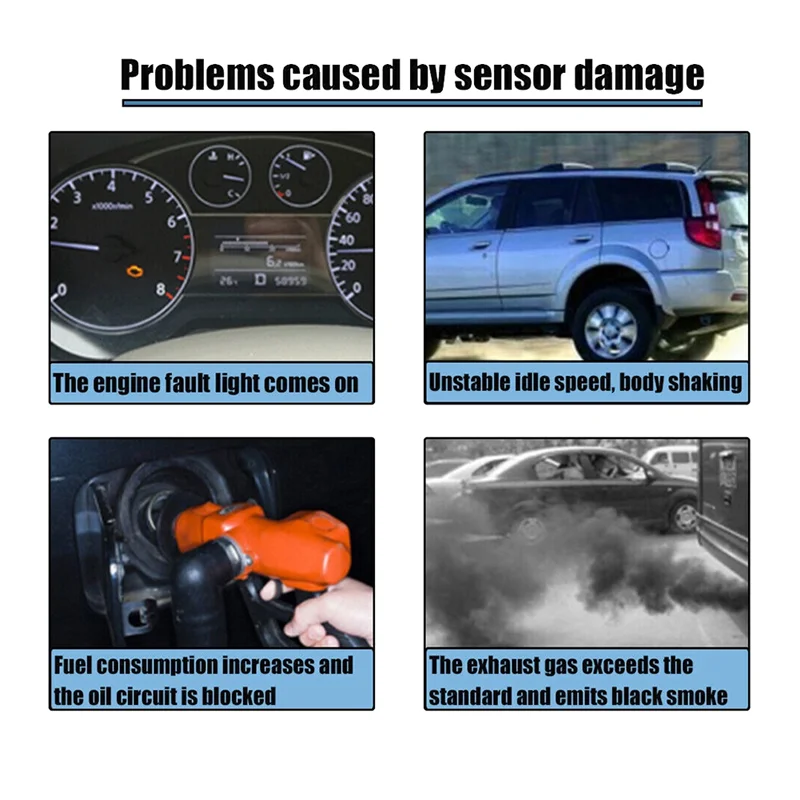 Precision 4 ชิ้น/เซ็ต Up & Downstream เซนเซอร์ออกซิเจน 213-4229 213-4230 สําหรับ Cadillac GMC Sierra 1500 V8 4.8L 5.3L V8 2008-201