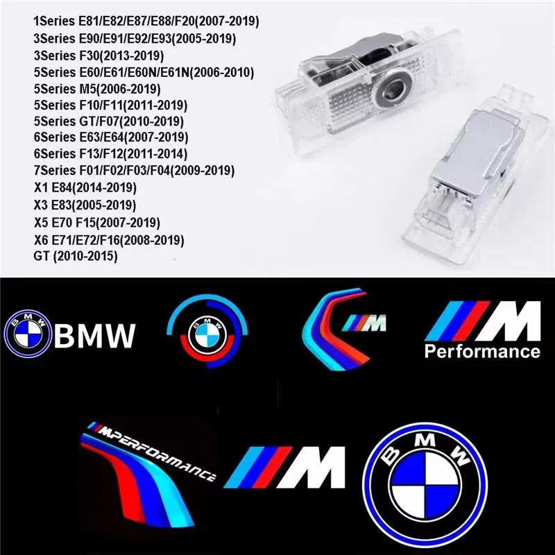 

Лампы головного света для двери BMW E90 E91 E92 E93 E60 E61 F10 F20 F07 E63 E64 F12 F13 F30 E87, 2 шт.