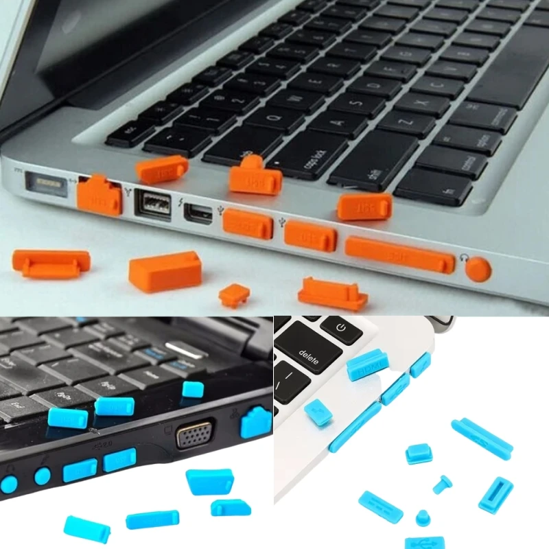 16 أو كمبيوتر محمول سدادة مضادة للغبار سدادة مضادة للغبار كمبيوتر محمول عالمي USB سدادة غبار واجهة كمبيوتر غطاء سيليكون مقاوم للماء