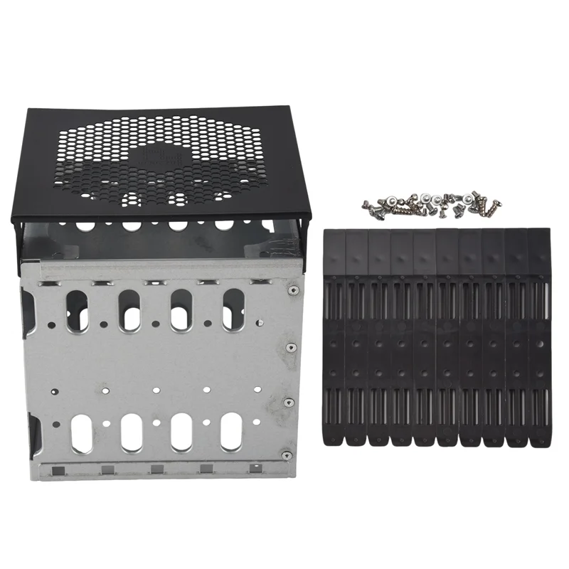 ULBS سعة كبيرة HDD القرص الصلب قفص الرف 5.25 بوصة إلى 5X 3.5 بوصة SAS SATA القرص الصلب صينية لملحقات الكمبيوتر