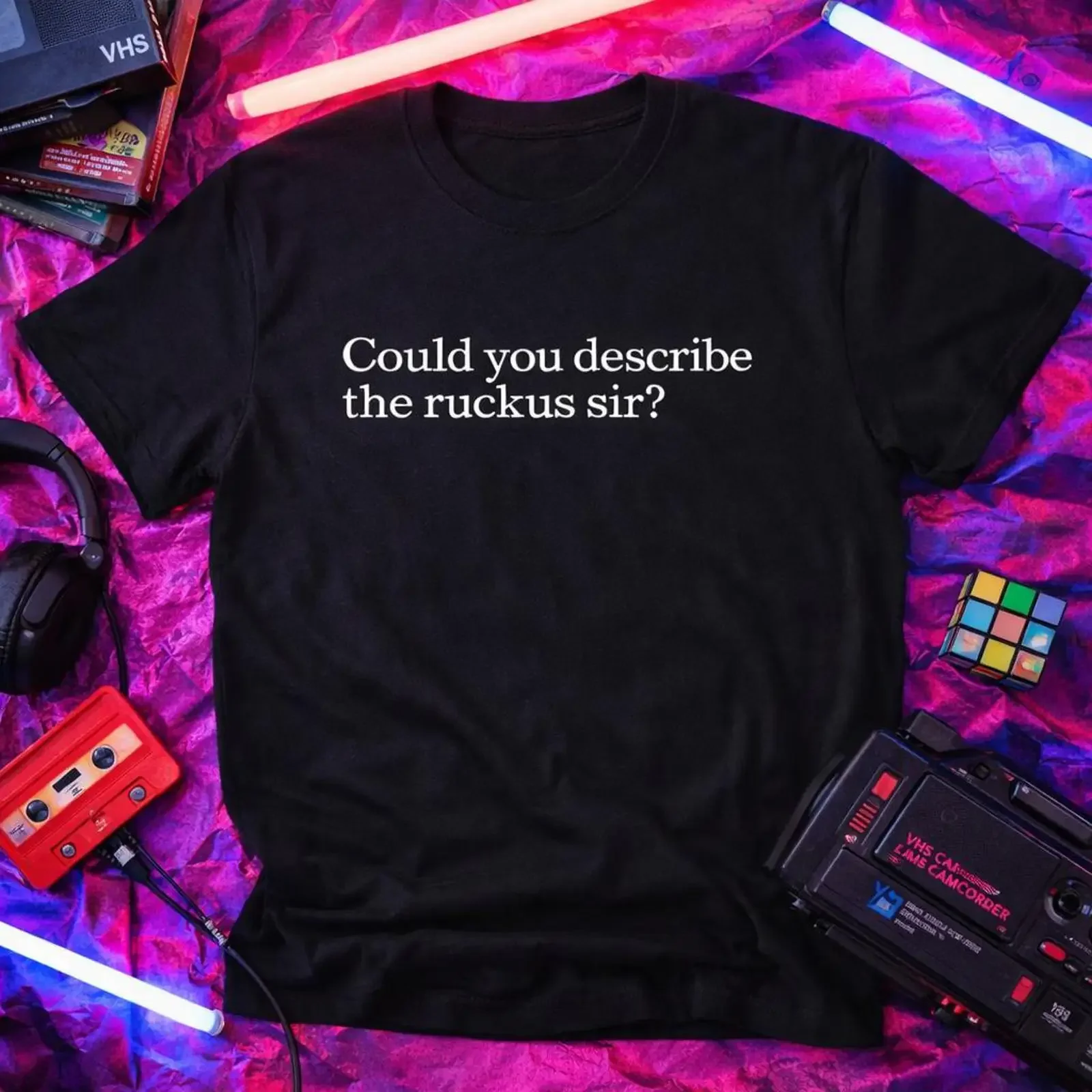 Could you describe the ruckus Sir Breakfast Club Quote T Shirt 80s Movie vintage Washed Stretched graphic Comfortable homme