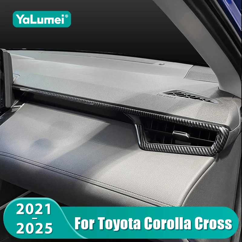 Für Toyota Corolla Cross XG10 2021 2022 2023 2024 2025 Hybrid Auto Zentrale Steuerung Armaturenbrett Zierleistenabdeckung Zubehör