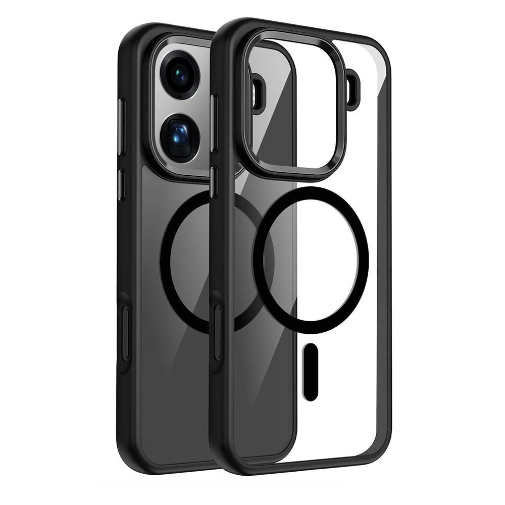 

For Oppo Find X9/X9 Pro Magnetic Case Powerful N56 Magnet Military Grade Protection Shockproof Slim Translucent Matte Back