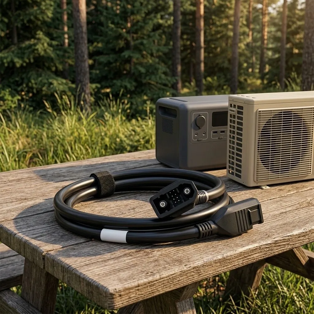 For Outdoor Adventures XT150 Extension Cable Portable Station Adapter Easy Installation Extension Cable Power Cable As Shown