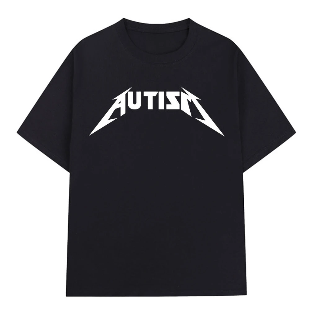 2026 New Men Women Heavy Metal Sharp Letter Graphic T-Shirt Unisex Cotton Loose Rock Street Tee