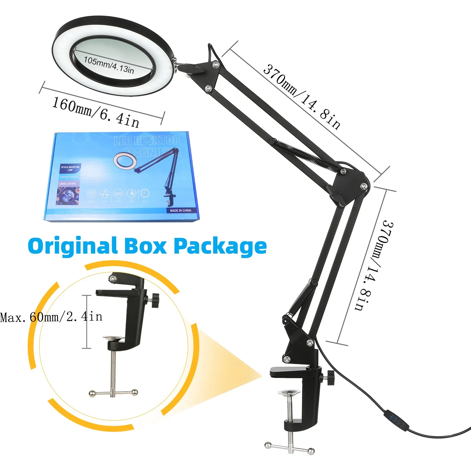 72led 8x/10x Nieuw Verlicht Vergrootglas Usb 3 Kleuren Led Vergrootglas Voor Soldeerbout Reparatie/Tafellamp/Huidverzorging Schoonheid