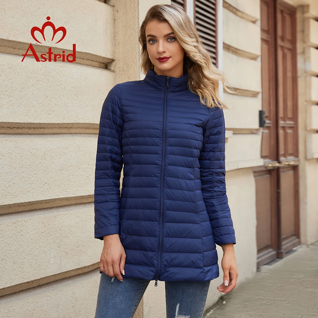 Astrid Autumn Winter Women's Jacket Warm Padded Puffer Coat Ultra Light Down Jacket Women Quilted Parka Slim Fit Outerwear DM22