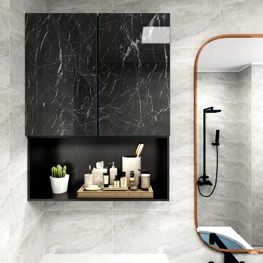 

Classic Marble Pattern Self Adhesive Wallpaper Removable Waterproof Peel and Stick Wall Sticker for Home Kitchen Countertop Furn