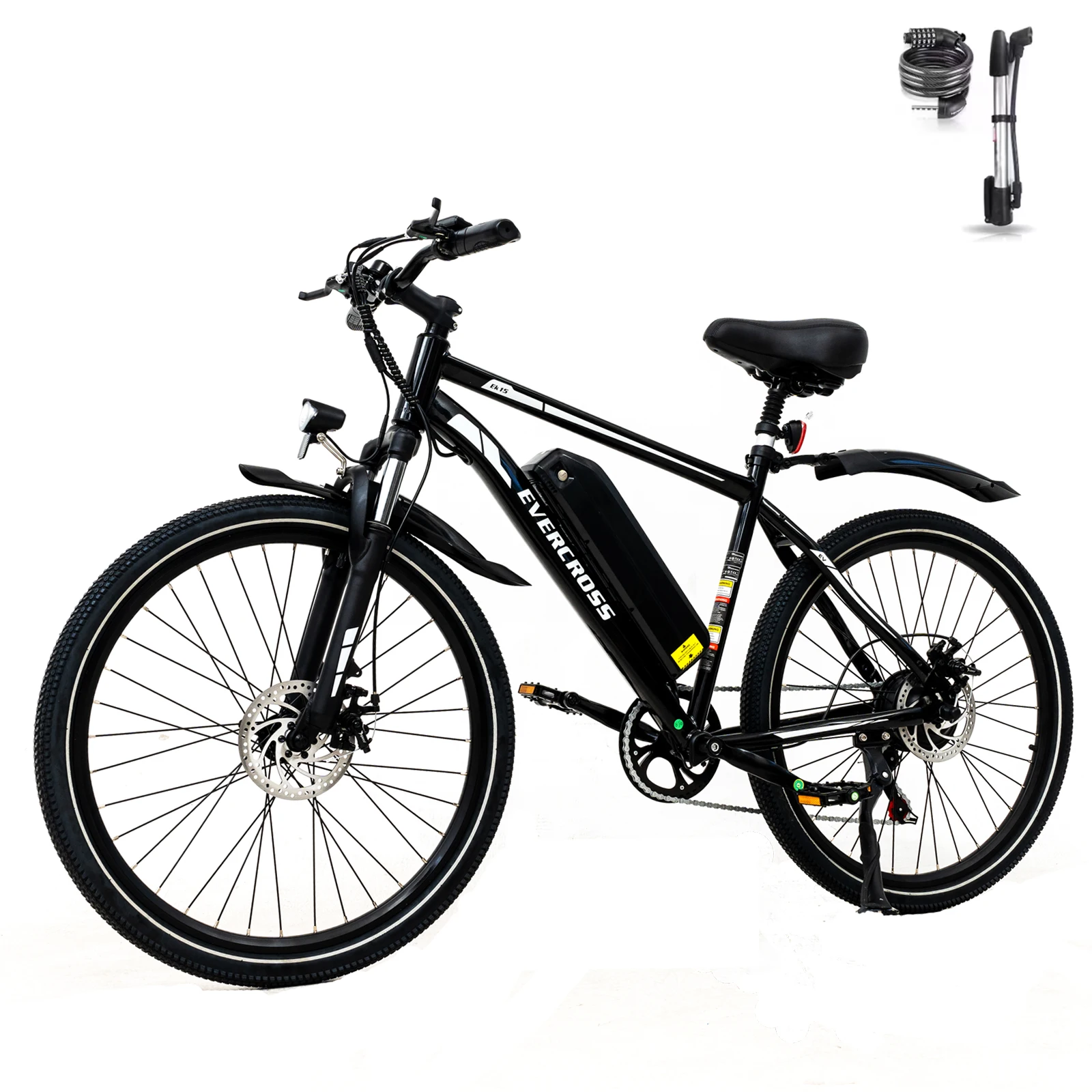 EVERCROSS TECH EK15 Electric bike adult, 26 E-boat with removable