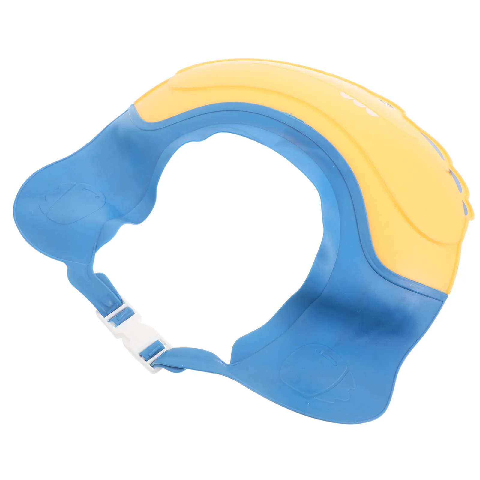 

Soft Adjustable Bath Cap for Kids Waterproof Hair Washing Shield Reusable Childrens Shower Hat with Wide Brim for Eye Ear
