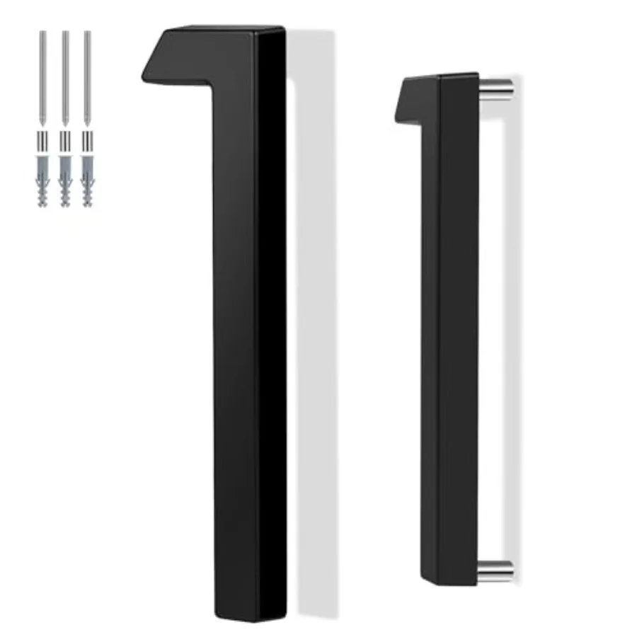 

6 Inch Floating House Number Metal Modern Anti-Rust House Address Numbers for Outside with For Mailbox Yard Home Front Door Zin