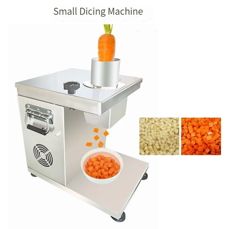 Commercial Dicing Vegetable Cutting Machine Electric Carrot Onion Radish Potato Diced Cut Pellets