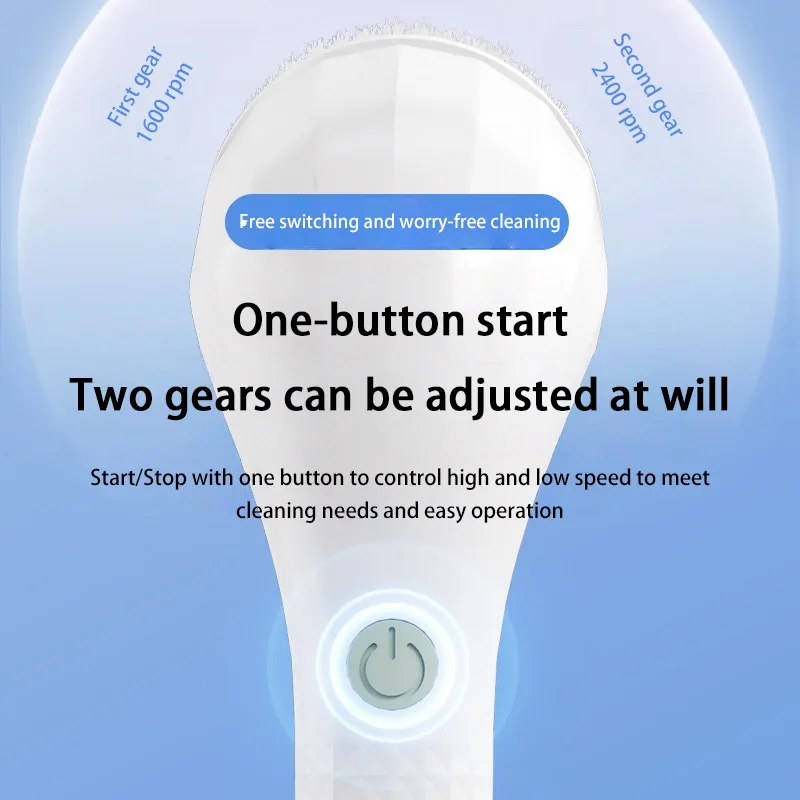Wireless Multifunctional Handheld Electric Cleaner Scrubber Cleaning Brush Tool Rechargeable For Home Kitchen Bathroom Cleaning