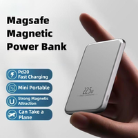 100000mAh Ultra Slim Power Bank PD20W Super Fast Charge Battery Magnetic Magnet Wireless Charging For IPhone 16 Samsung Xiaomi