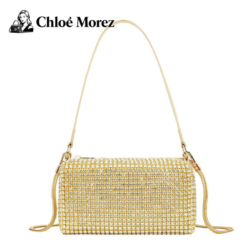 

Water Diamond Crossbody Bag for Women, Stylish and Versatile Single Shoulder Pillow Bag