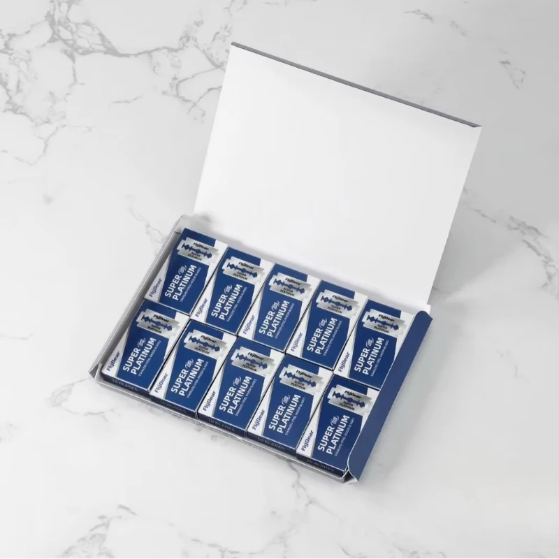 

2-16Box Razor Blade Stainless Steel Scraper Cleaning Without Rusting Compact And Portable Head Shavers For Bald Men For Home