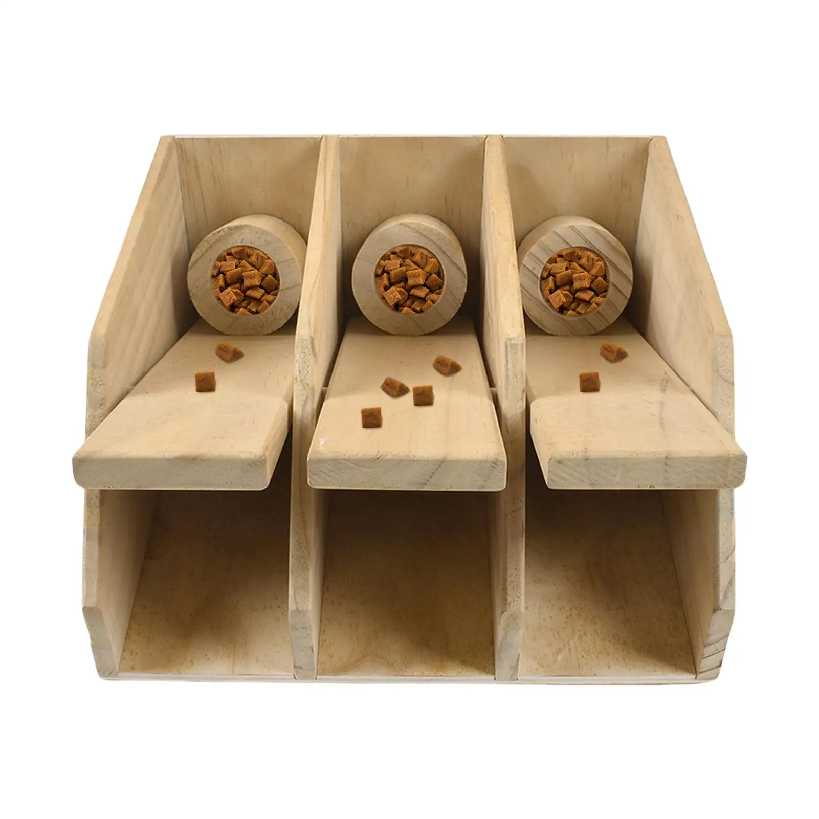 

Dog Treat Toy Piano Keyboard Dog Slow Feeder Wooden Interactive Dispensing Leaking Chewing For Reduces Stress Promotes Slow