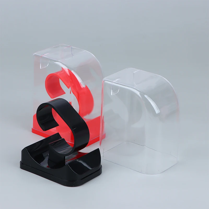 Innovative And Convenient Transparent Smart Watch Protective Display Box Plastic Storage Holder 55*75*94MM