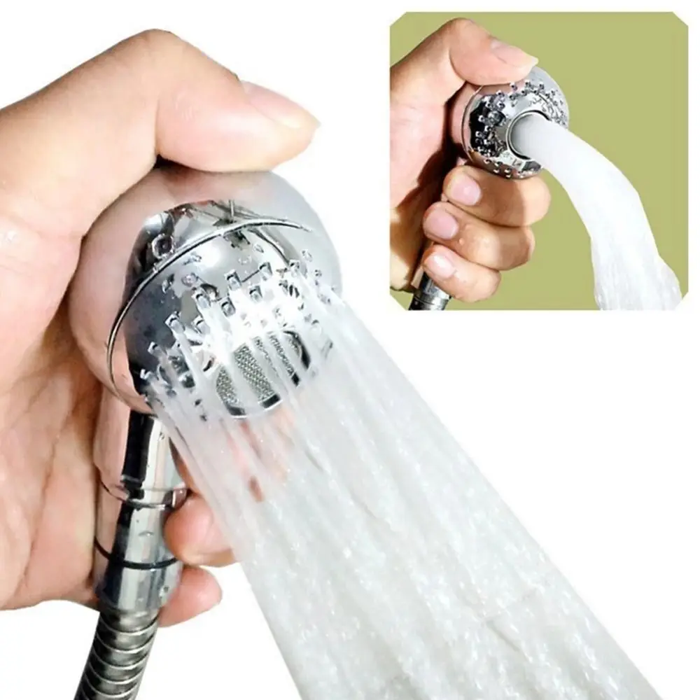 

New ABS Baby Shower Head Silver Cat Shower Head Bathtub Shower Nozzle Soft Washing