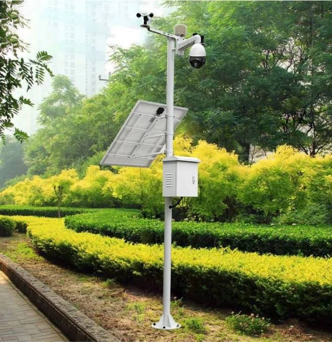 CE Outdoor Wireless Automatic Industrial Agricultural Cloud Software Data Logger Stand Pole Weather Station Sensor