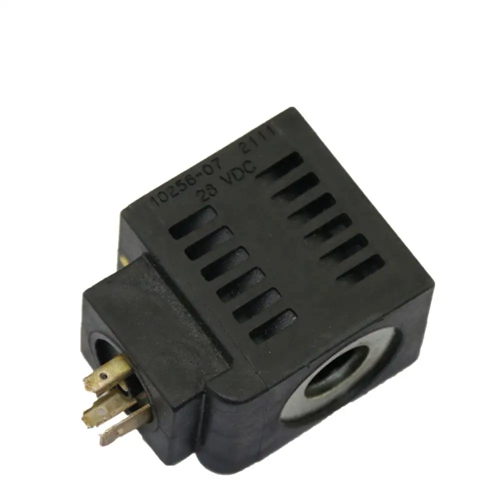 

excavator part 24v solenoid valve coil 10256-07 for hydraulic main pump 28VDC