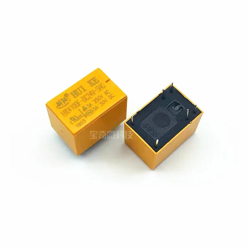 10PCS relay HK4100F-DC12V-SHG HK4100F-DC5V-SHG 6 pin 3A 3V / 5V / 9V / 12V / 24V HK4100F-DC24V-SHG HK4100F-DC3V-SHG