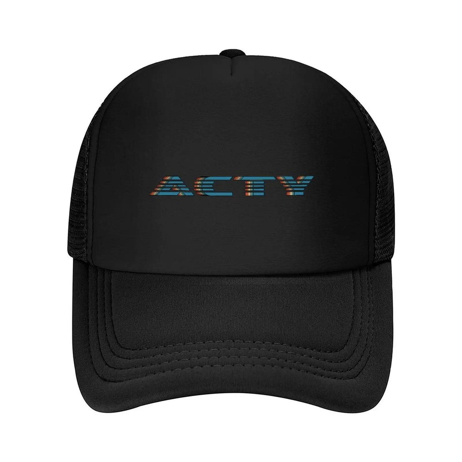 

Acty Retro Rainbow Baseball Cap Snap Back Hat Trucker Hat Brand Man cap Cosplay Man Women's