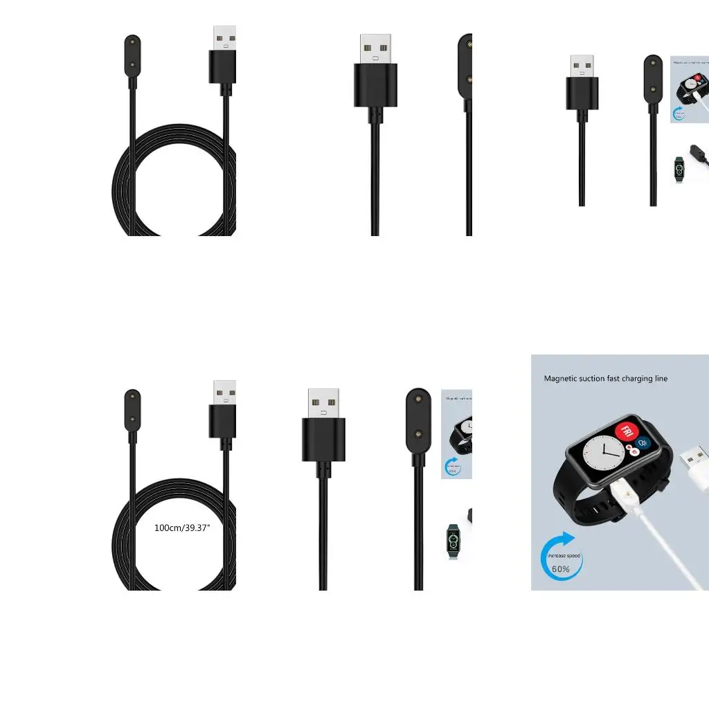 Charging For Huawei Band 9 / 8 / 7 / 6 / 6Pro / Watch Fit 2/ Fit / Honor Watch ES/Children Watch 4X Smart Watch Charger Cable