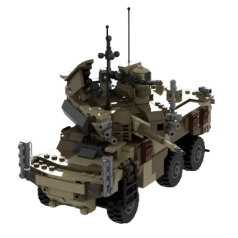 

MOC Tank Educational DIY Toy Small Particles Assembled Building Block Model Children Love Collecting Bricks Gifts