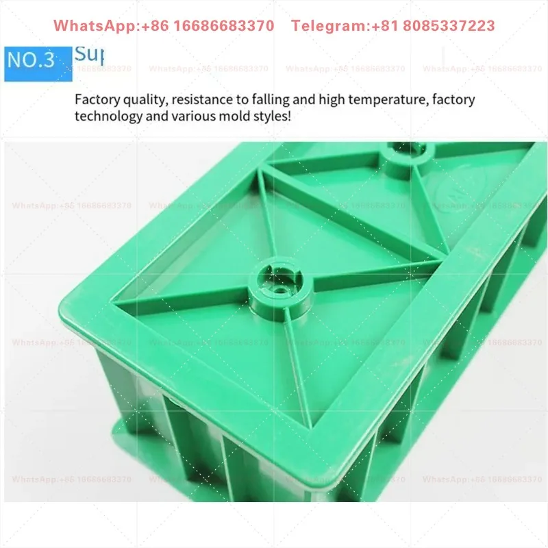 5PCS High quality concrete tryout 100mm cube three slot ABS plastic thickening compression test mold mortar test block mold