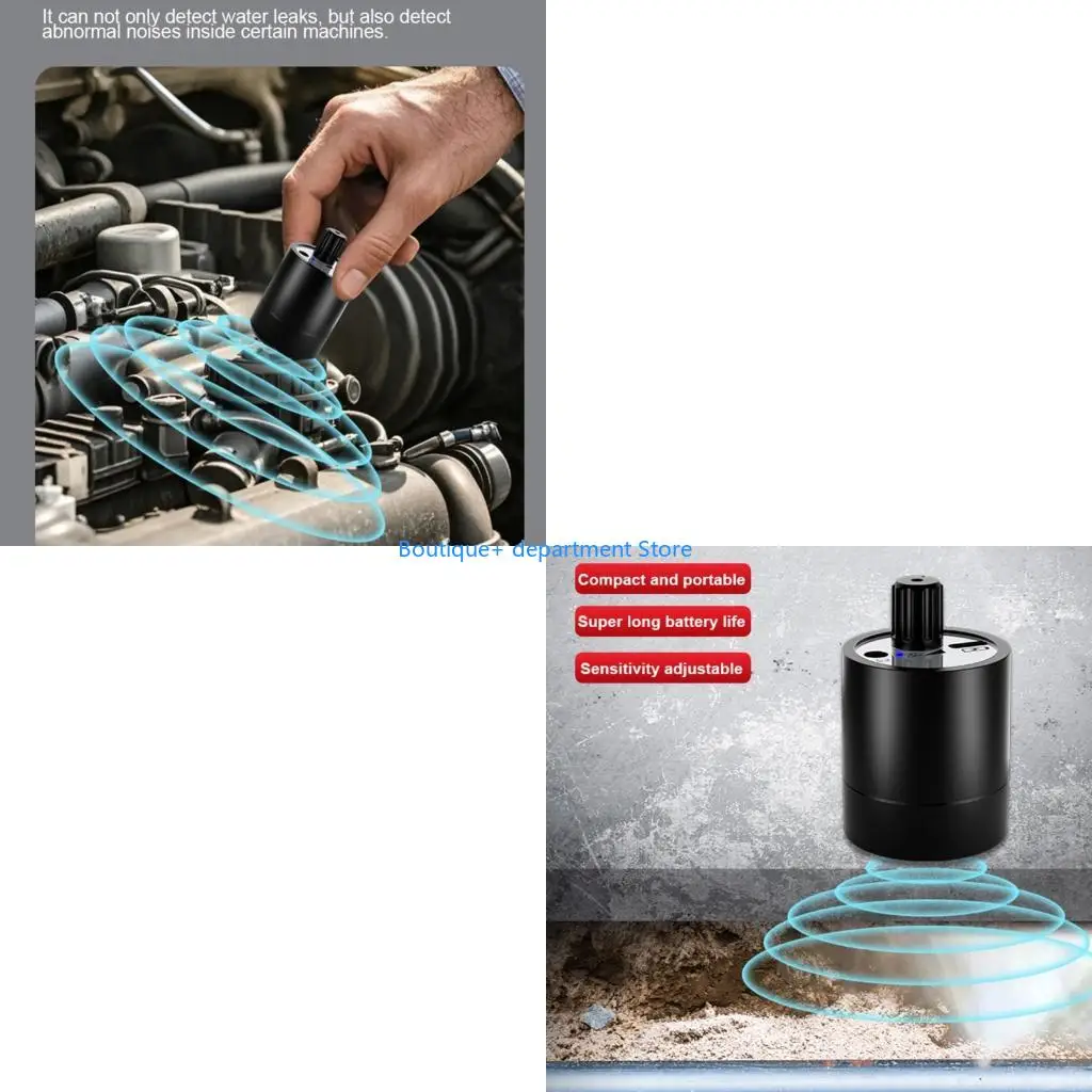 E1PD Rechargeable Sensitive Acoustic ABS Leak Detection Device Suitable for Water Supply Drainage & HVAC Systems in Buildings
