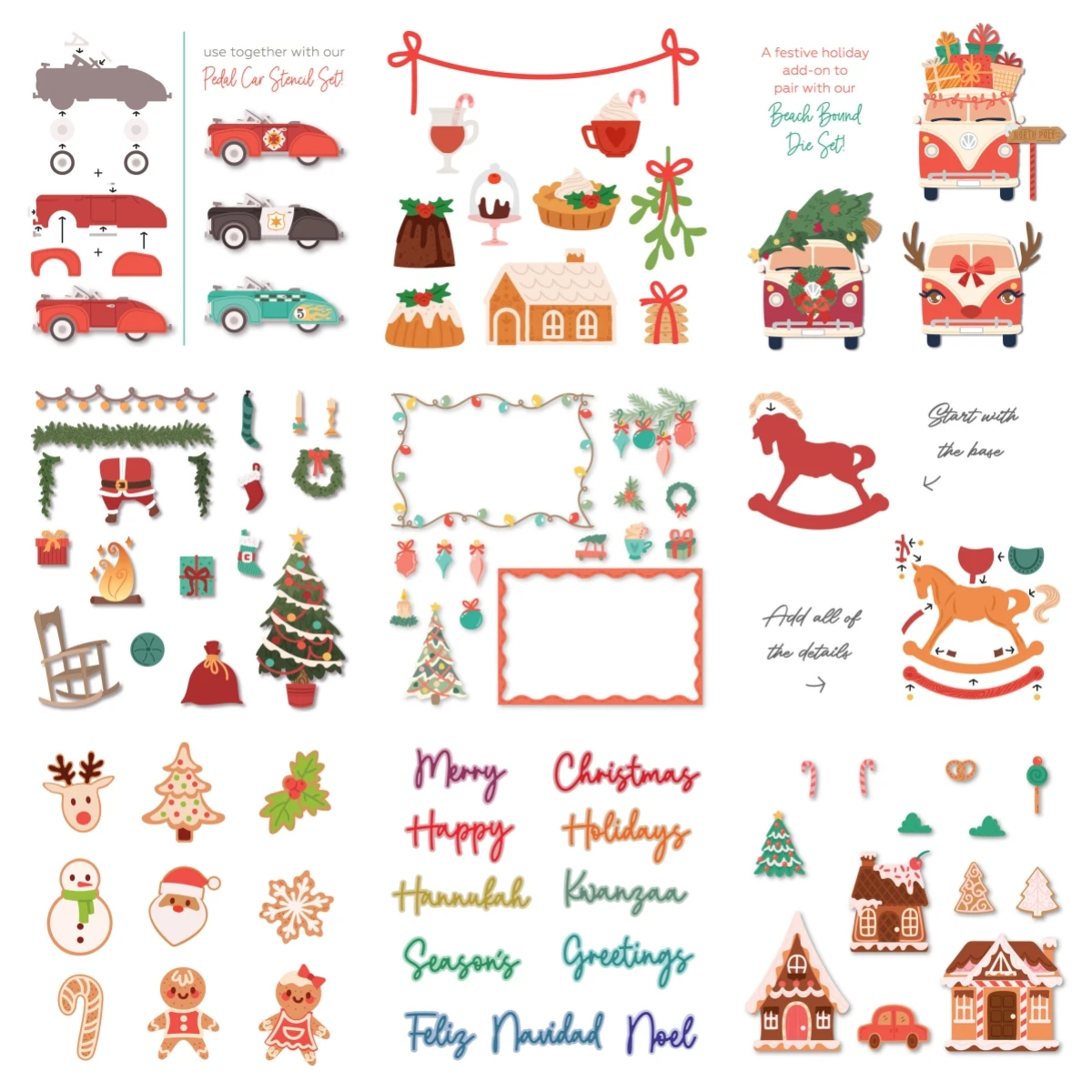 Christmas Gingerbread House Decorations Metal Cutting Dies DIY for Scrapbooking Dies Cut Handmade Stencil Craft Mold Mould Model