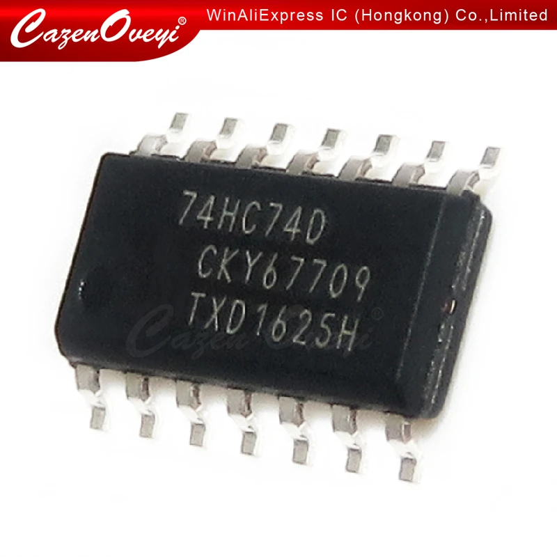 10pcs/lot 74HC74D SOP14 74HC74 SOP SN74HC74DR SOP-14 SN74HC74 SMD new and original IC In Stock