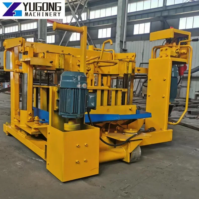 New Design Brick Making Machinery Hollow Block Making Machine Manual Pressing Interlock Brick Making Machine
