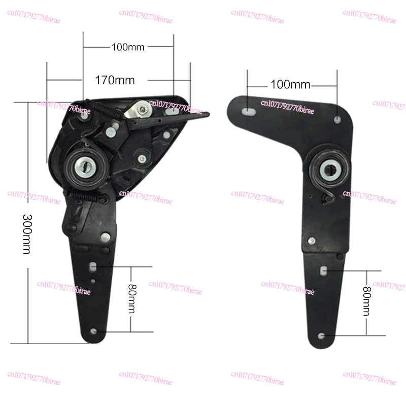 The Seat Angle Adjuster Is Folded 0 Degrees 180 Degrees and Flattened in The Middle Row for Double Adjustment.