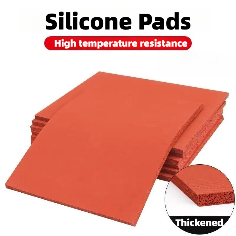 

Heat press machine silicone pad thickened foam board high temperature resistant rubber board for thermal transfer equipment