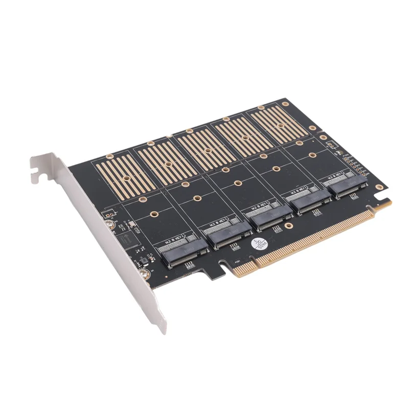 

Pcie X16 M.2 Key B Nvme SSD Adapter Card As Shown PCB SSD Adapter Card NGFF SSD Expansion Card