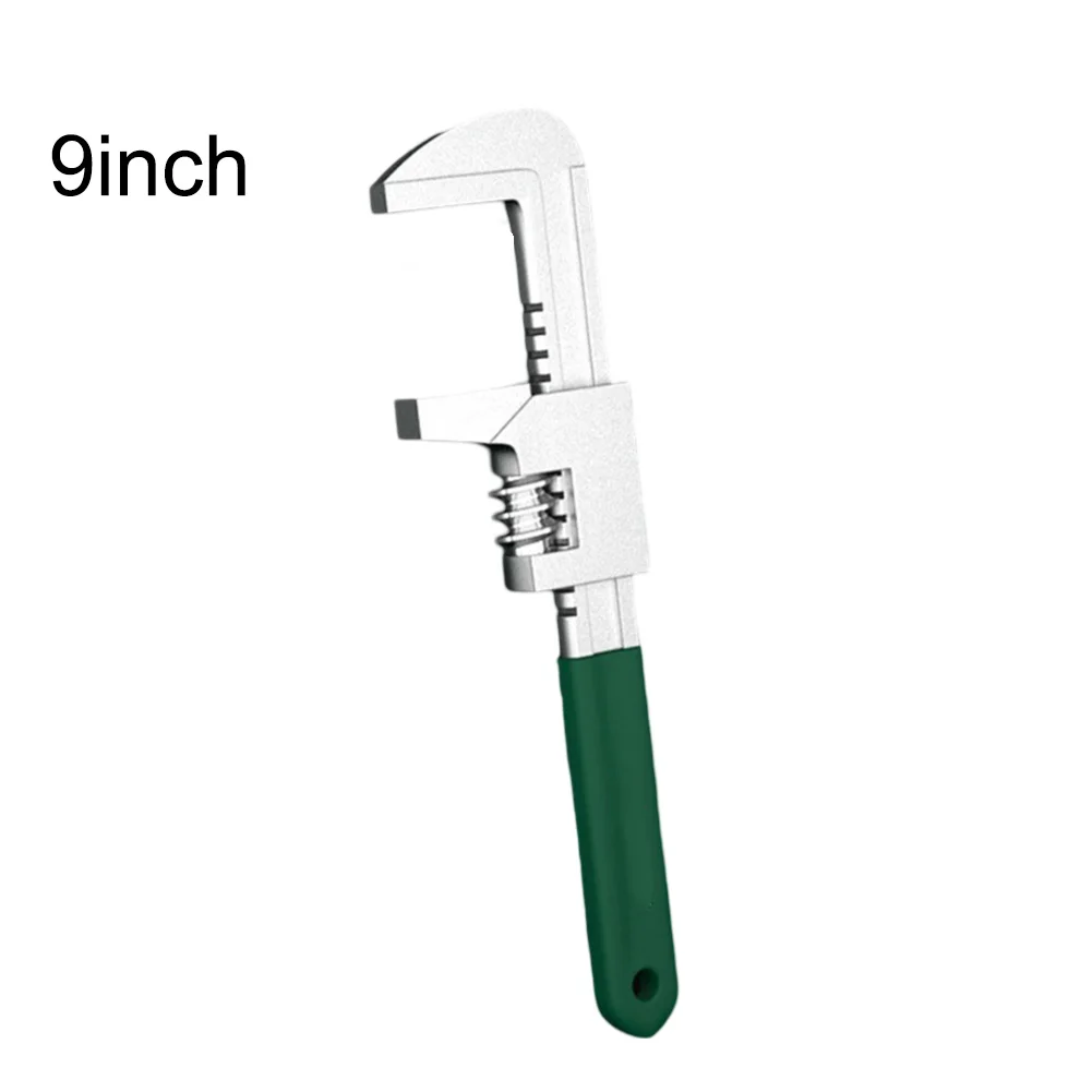 

Bathroom Wrench Adjustable Wrench Bathroom Fixtures 9.8 Cm Opening Width Anti-slip Handle Heat Treated Construction