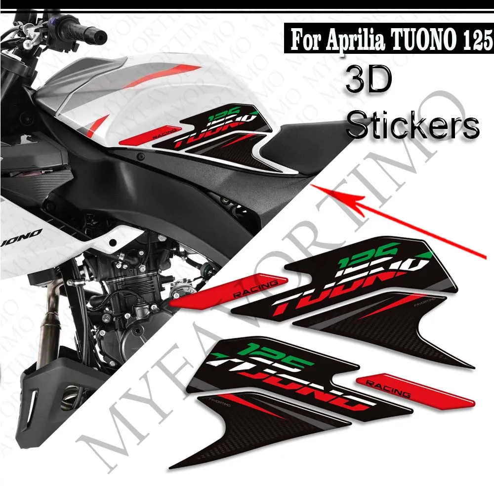

Мотоцикл для Aprilia TUONO 125, накладка на бак, накладка на бак, 3D крышка для велосипеда, ручки, комплект газового топлива, наколенники, наклейки, защита