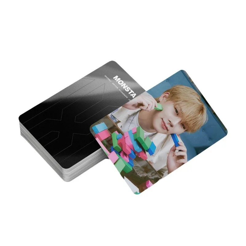 Kpop Monsta X Lomo tarjeta fotográfica Grupo nuevo álbum Fanasia postal HD álbum de fotos impreso k-pop lomo Card