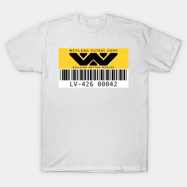 Weyland Yutani Asset tag - Alien - T-Shirt Men\'s And Women\'s Summer Short Sleeve Comfortable Street Fashion T-Shirt
