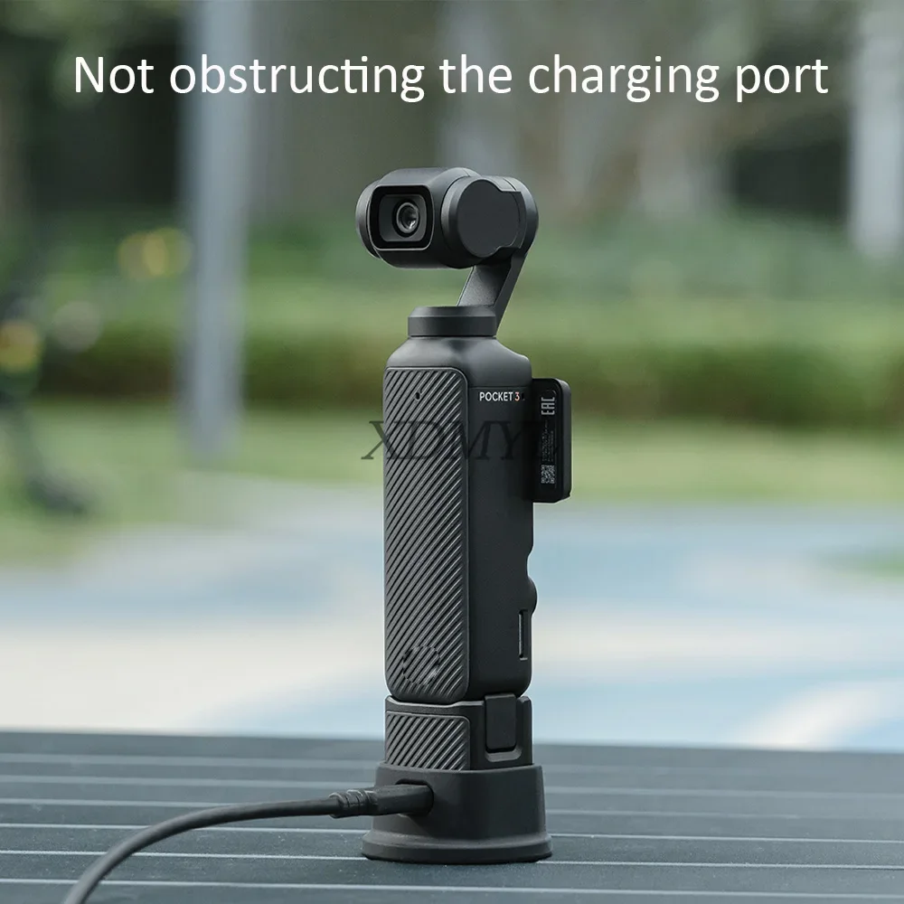 Base in silicone per DJI Osmo Pocket 3 Dock Desktop Base di estensione fissa antiscivolo Supporto Base a sgancio rapido Accessori per fotocamera