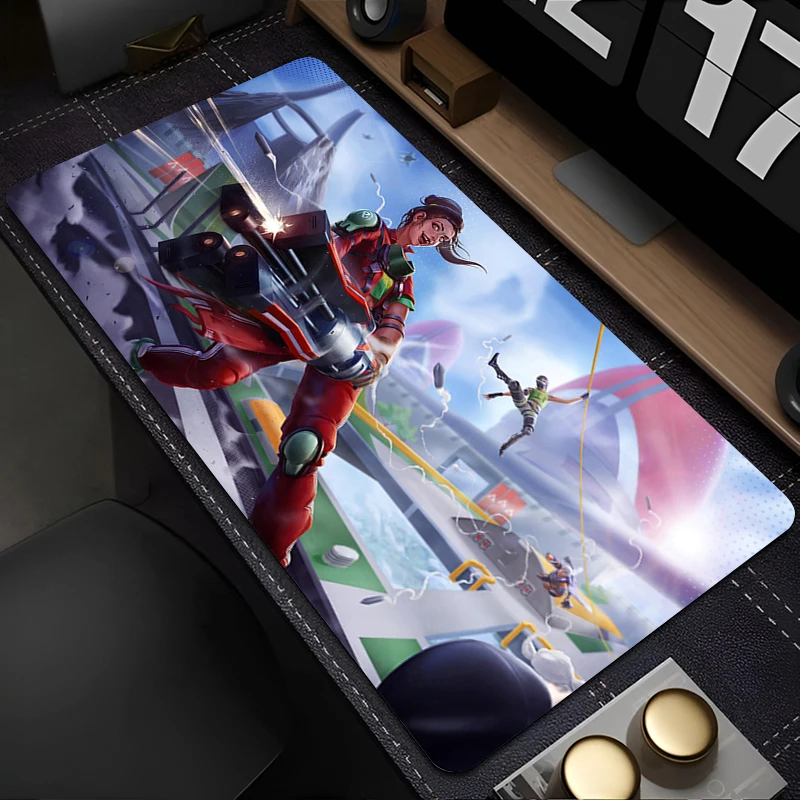 Rampart Apex Legends Anime Large Mouse Pad PC Gaming Non-slip Table Mat Mousepad For Office Gamer Laptop Mats Company Desk Pads