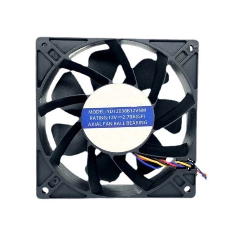 120mm 12V 2.7A 6000RPM Chassis Water Cooling Radiator Computer Case Heatsink Computer Radiator Fan for PC
