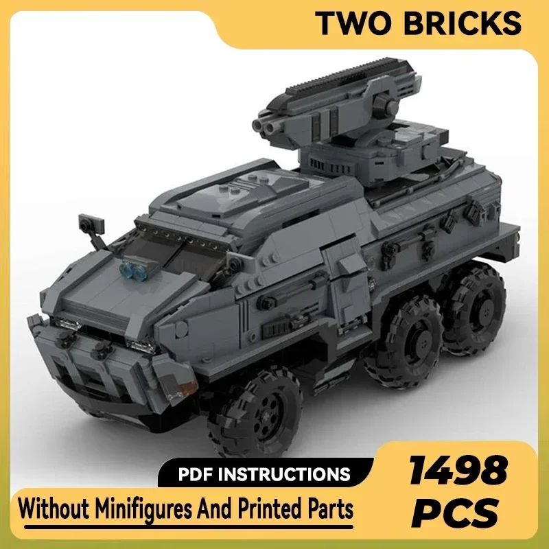 Moc Building Bricks Military Model Futuristic APC Radio Controlled Technology Modular Blocks Gift Christmas Toy DIY Set Assembly